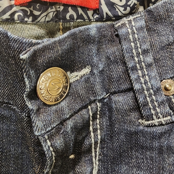 SEVEN 7 Women's Washed blue BOOT Cut Jeans Siaze 4P - Picture 10 of 13